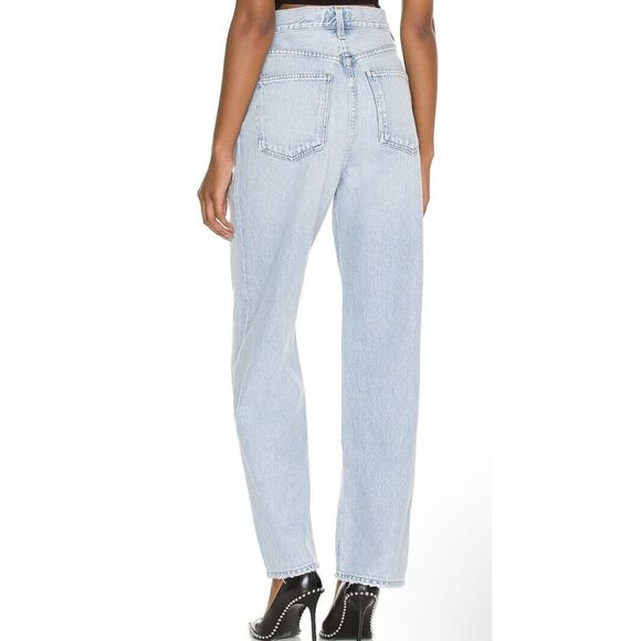 Agolde Folded Wasitband High Rise Jeans Size 29 in Sideline - Picture 2 of 12